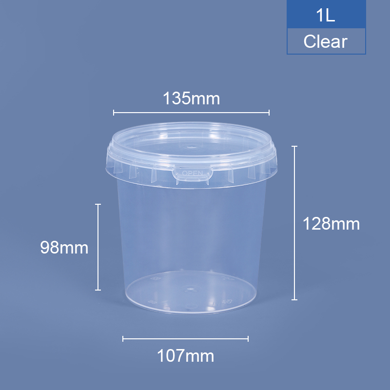 Food Grade Cotton Candy Ice Cream Honey Buckets for Milk Popcorn Snacks Packaging