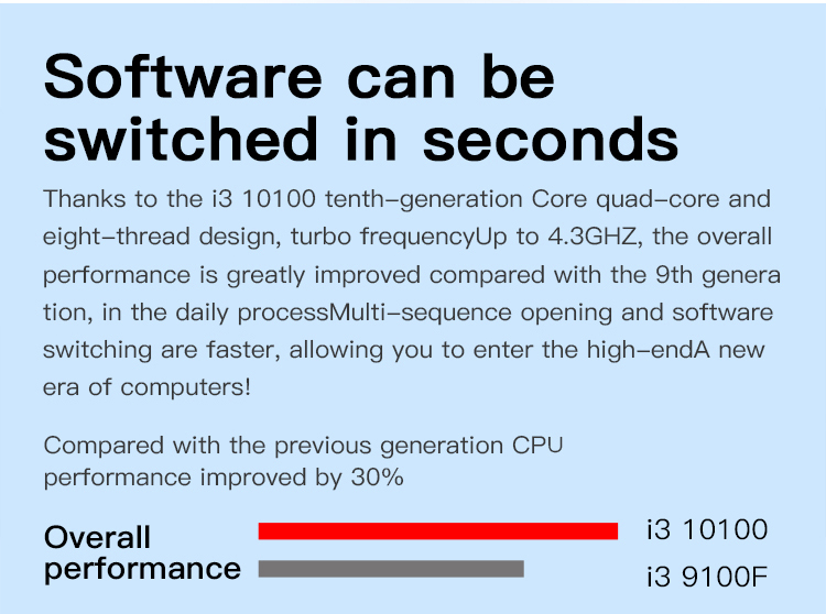 Core I3 10100 Gaming PC Desktops