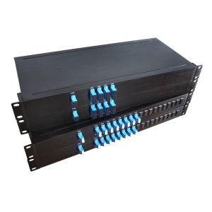  1U 19&quot; Rack Chassis 4 Channels CWDM DWDM Mux Demux WIth LC Connector Manufactures