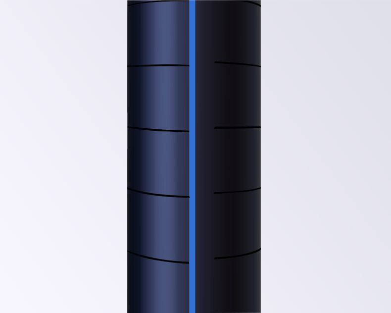 Acid And Alkali Resistant Poly PE Water Pipes 3 Inch 4 Inch SGS ISO