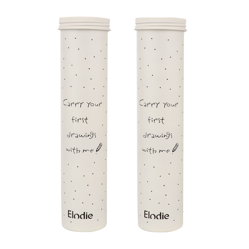 Thermal Transfer Tea Candy 30ml Aluminum Jar Long Round Tin Cans
