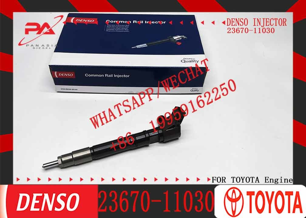 Diesel Fuel Injector 23670-11030 Common Rail Fuel Injector 2367011030 For Toyota