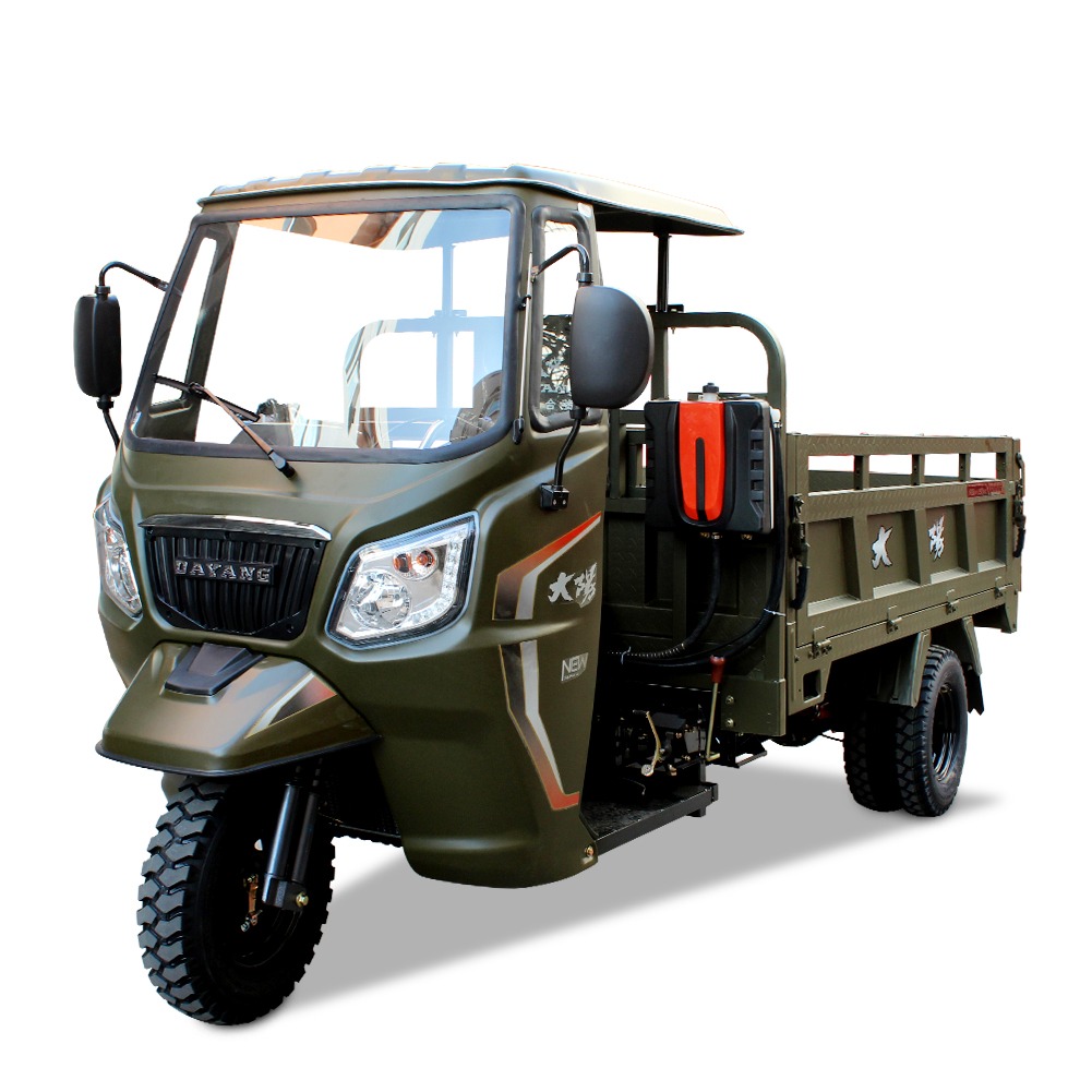 Powerful 200cc Water Cooling Engine Enclosed Cabin Motorcycle Tricycle for Adults