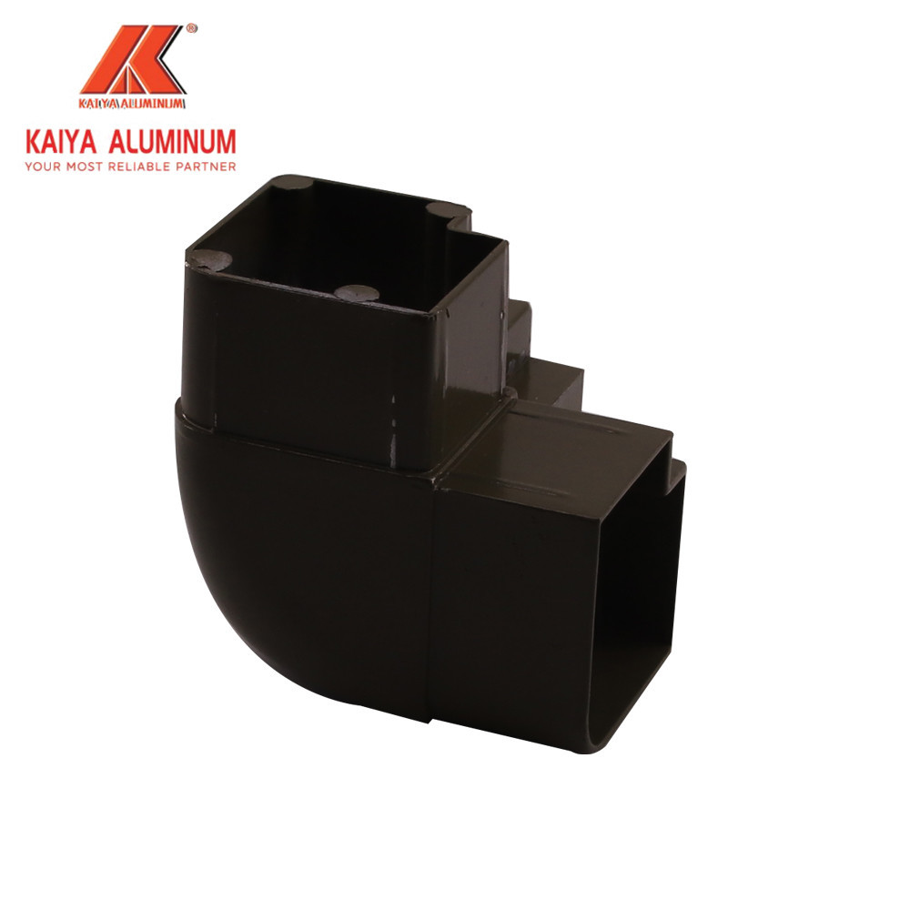 1/2" 6061 CNC Aluminum Profile Tri Angle 3 Way Corner Elbow