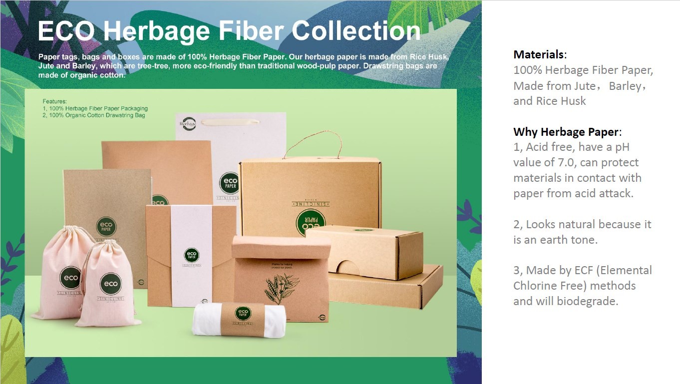 Custom Eco Bamboo Paper Bag Sugar Cane Paper Bag Eco Friendly Shopping Bag