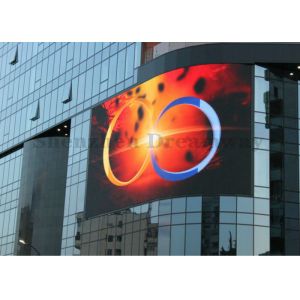 Full Color Led Billboard Advertising Screen 10mm Pixel Pitch Synchronous Control