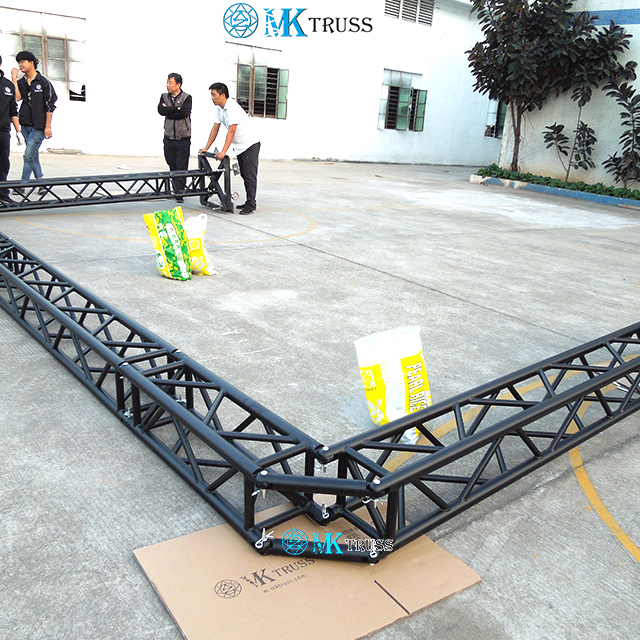 Aluminum Alloy 6082-T6 Outdoor Event Fork Coupler Truss Stage System for Hanging Speakers