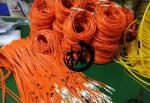 2M LC/UPC-LC/UPC Fiber Optic Drop Cable Customized Length PVC/LSZH Material
