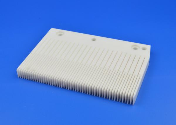 500 Slots Pitch 2.38 Zirconia Ceramic Quartz Boat For Semiconductor Wafer