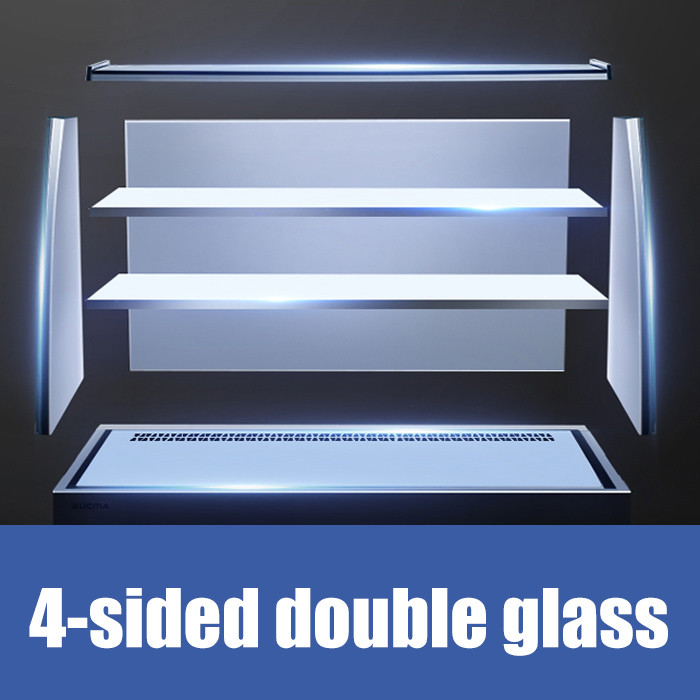 Hollow Glass Pastry Display Cooler Supermarket Bread Bakery Case Cabinet Refrigerator