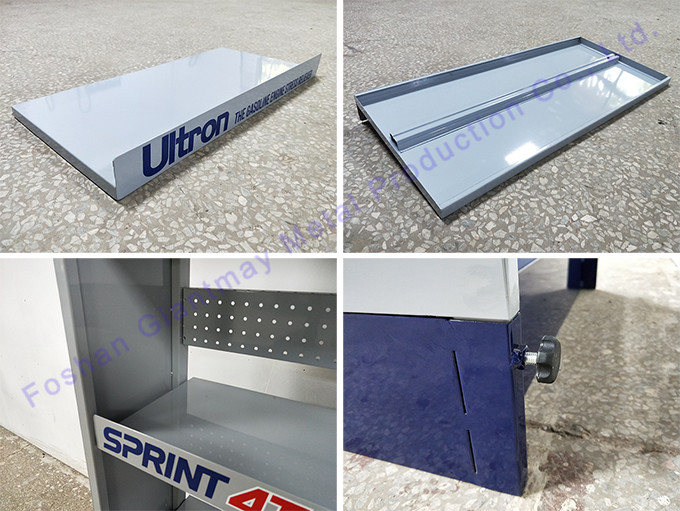 Lubricating Bottle Iron Rack Engine Stand Oil Display