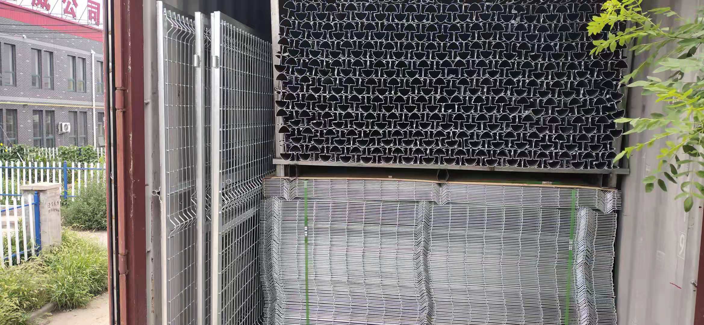 Perimeter Coated Welded Wire Fence Steel-P0006