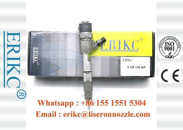 ERIKC 0445110365 Common Rail Auto Bosch Injector 0 445 110 365 Fuel Spare Parts