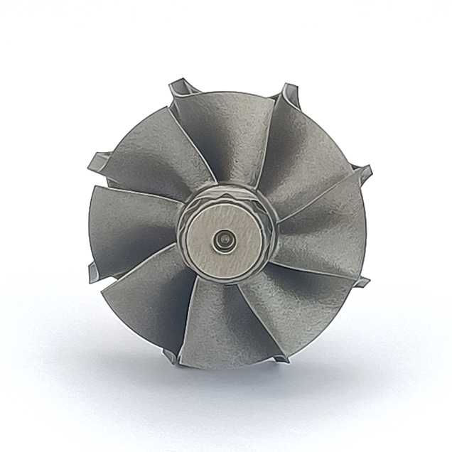 MS-TECH Turbo K03 Turbine Wheel Shaft 5303-970-0413 , 5303-970-0463 Ind43mm Exd38.3mm Blades8