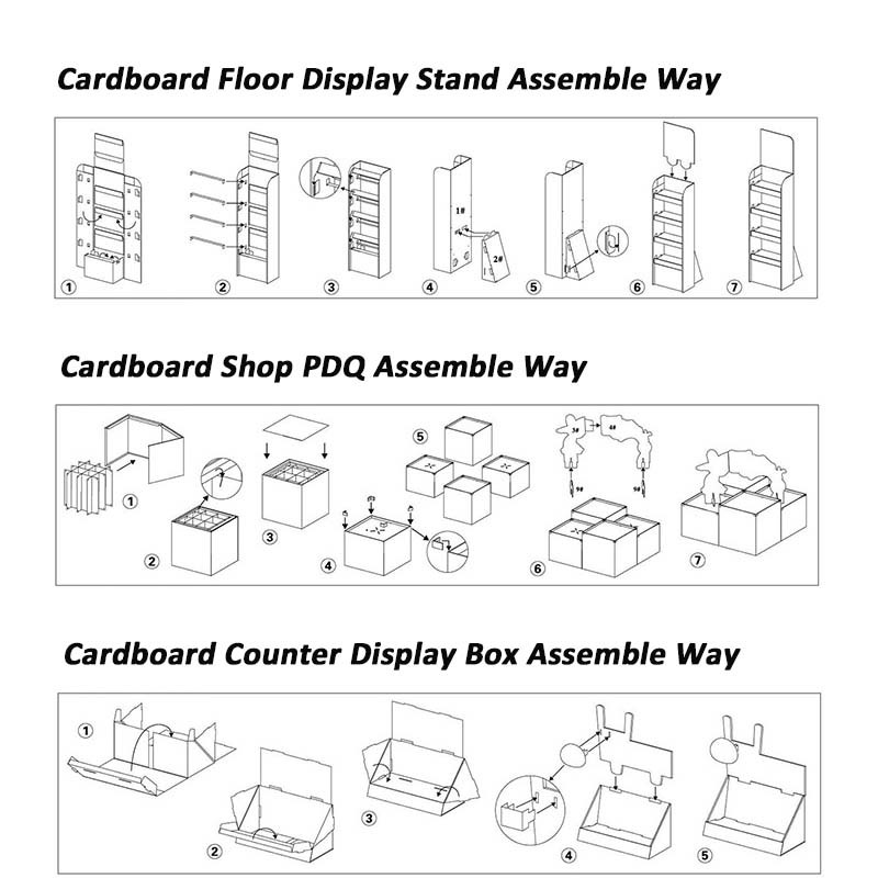Promotion Retail Pop Display Carton Stands Pos For Electronics Phone Case