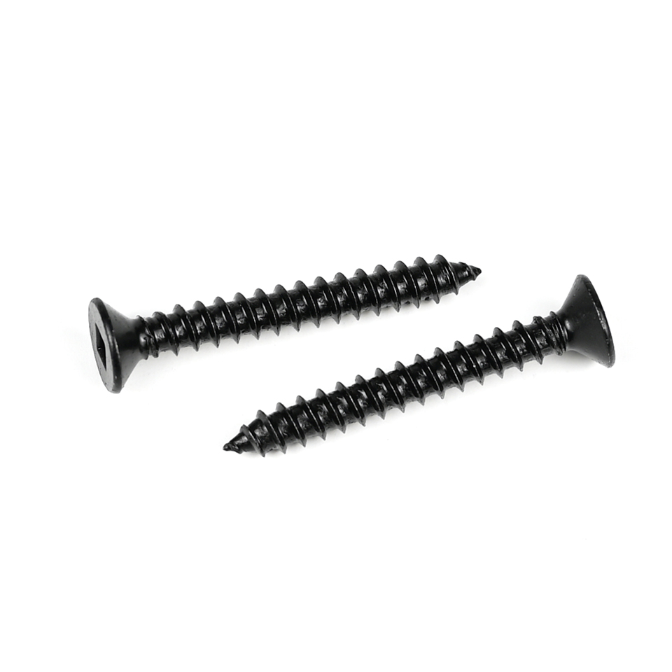 ZINC Black Stainless Steel Square Countersunk Flat Head Wood Screws