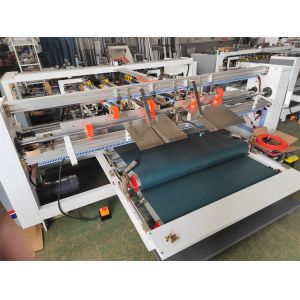 High Speed Semi-Automatic Double Pieces Folder Gluer for Corrugated Box Folder