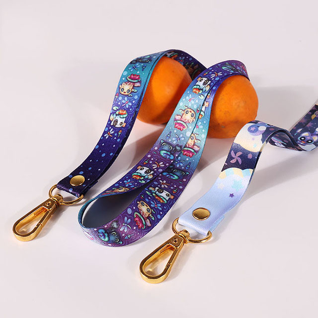 Sublimation Printing Cartoon Character Lanyards 20*900mm