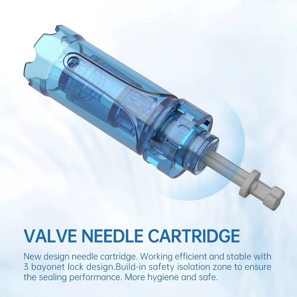 Medical Grade Stainless Steel Electric Microneedling Pen With Adjustable Needle Length