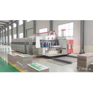 Plc Control Automatic Corrugated Box Die Cutting Machine With Printing Function