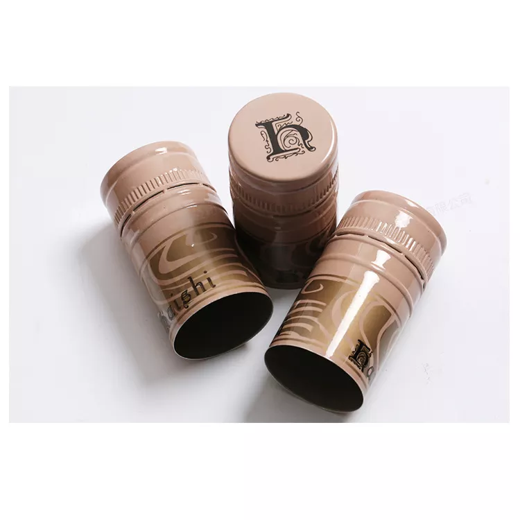 Custom Glass Bottle Aluminum Screw Caps Ideal for Wine Water and Beverage Glass Bottles