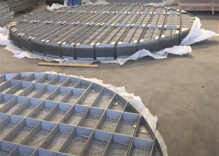Low Pressure Drop 2205 Knitmesh Demister Pad In Pressure Vessel