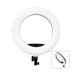  18-inch LED ring light with phone holder, adjustable color temperature and brightness, suitable for makeup fill light for live broadcasts Manufactures