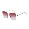 Buy cheap UV400 Gradient Rimless Sunglasses Fashion Rivets Square Polarized Sunglasses from wholesalers