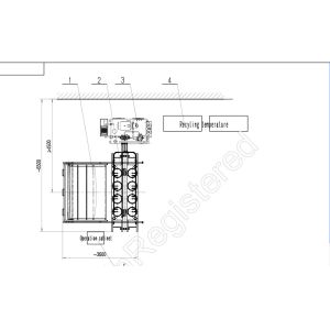 High Production Capacity Short Cycle Lamination Hot Press With Loading Machine