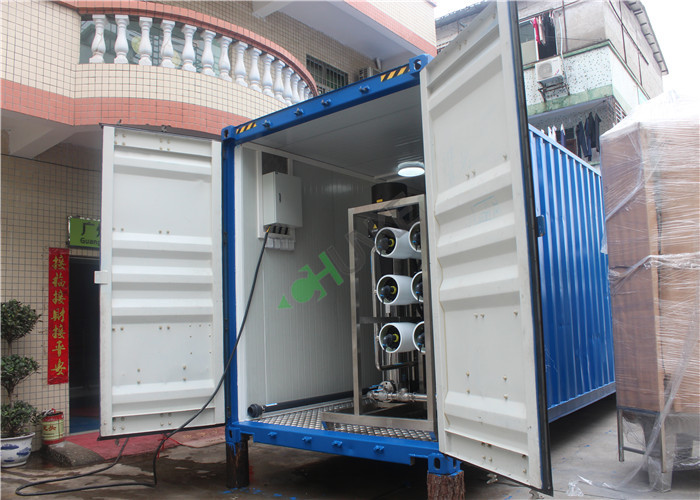 40 Foot Containerized Water Treatment Plant RO Sea Water Machine