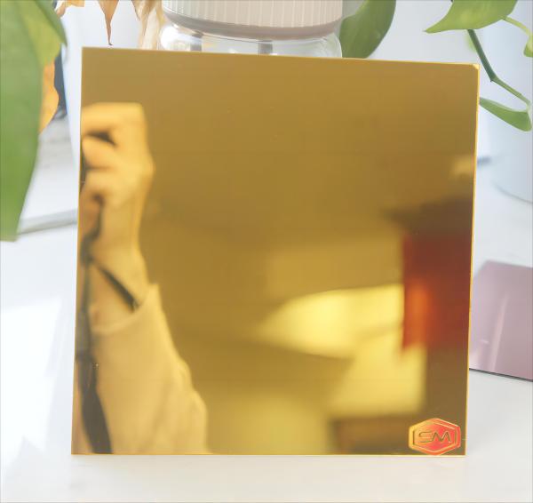 OEM Custom Service Perspex Mirror Sheet Heat Resistant For Decoration Material