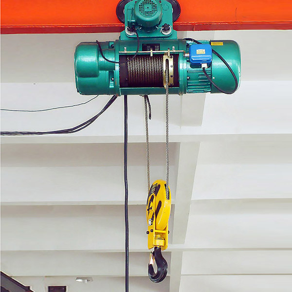 0.5T-10T Single Speed Single Beam CD Lifting 9M Wire Rope Hoist 0