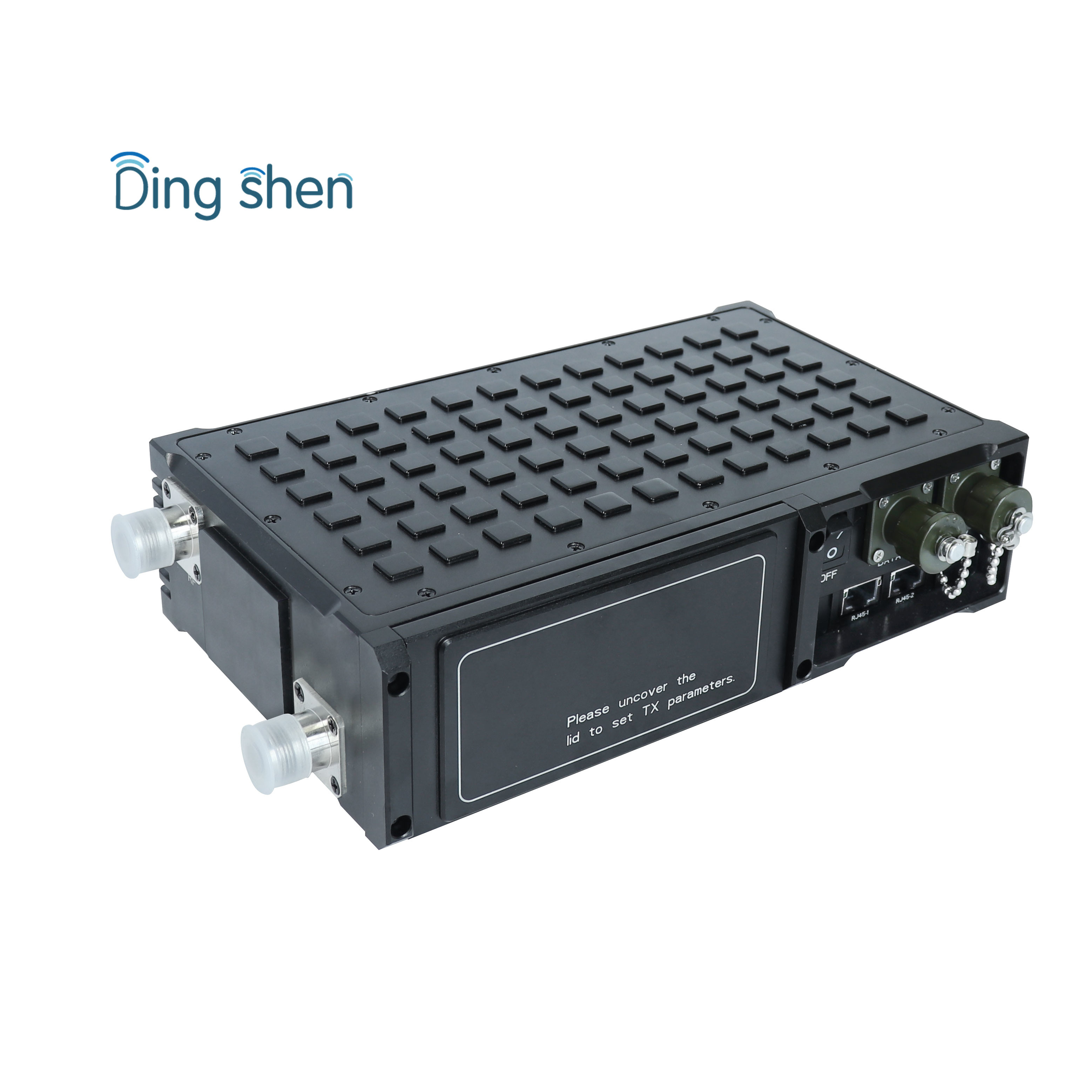 80-100km LOS UAV Video Transmitter 5W Long Range Ethernet Radio Uplink Downlink