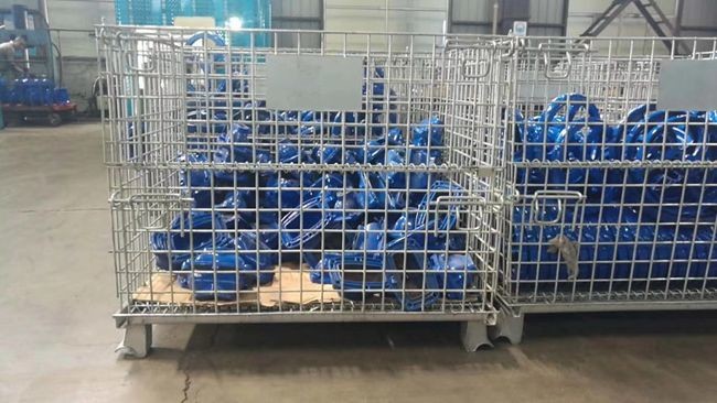 Heavy Duty 4.0-6.0mm Steel Wire Mesh Storage Containers foldable High Capacity