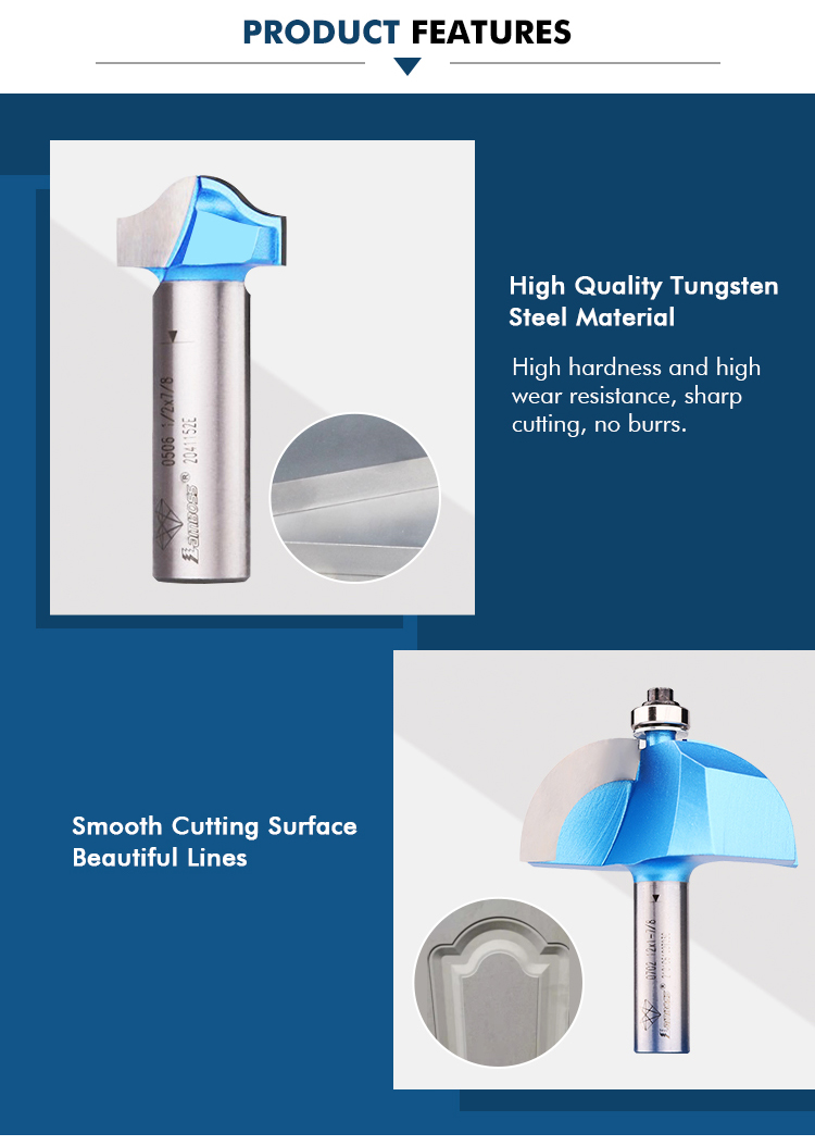 Lamboss Point Cutting Over Groove Router Bit For Wood CNC Wood Carving Bits