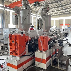 Automatic Plastic Screw Extruder HDPE DWC Corrugated Pipe Extruder Machine