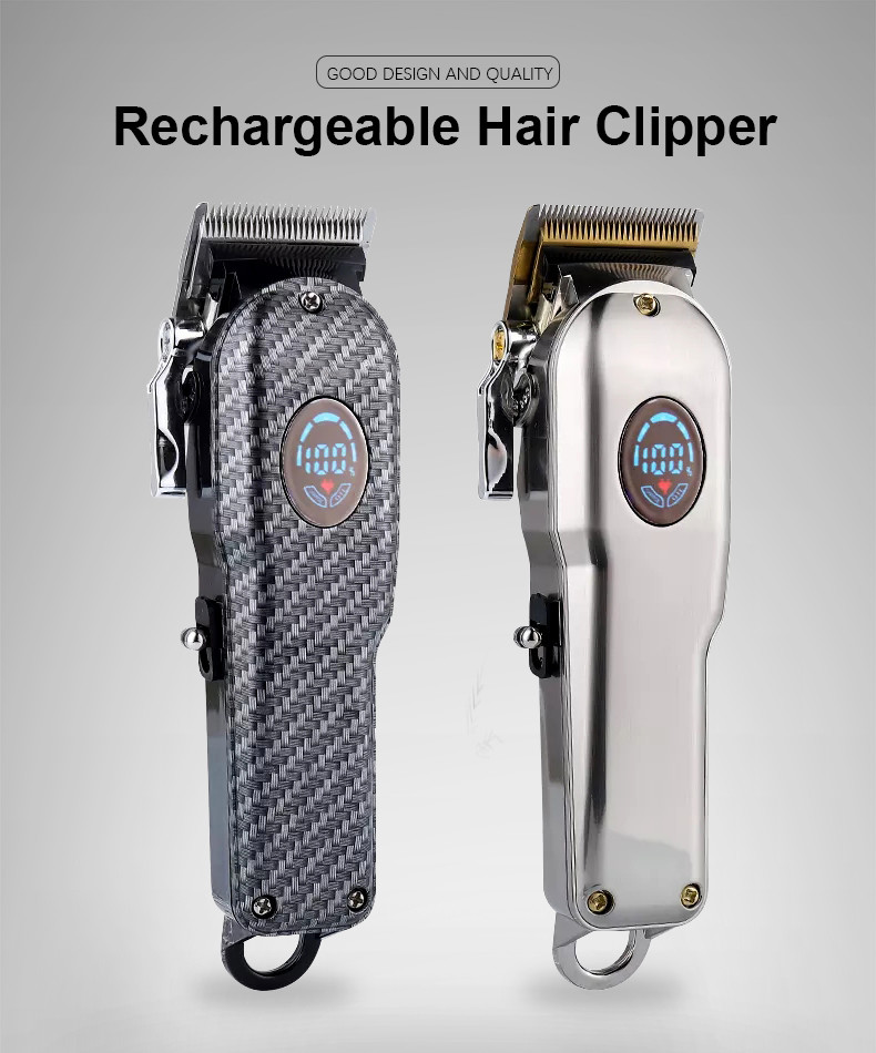 Cordless Corded Professional Electric Hair Trimmer for Men Beard Cutter