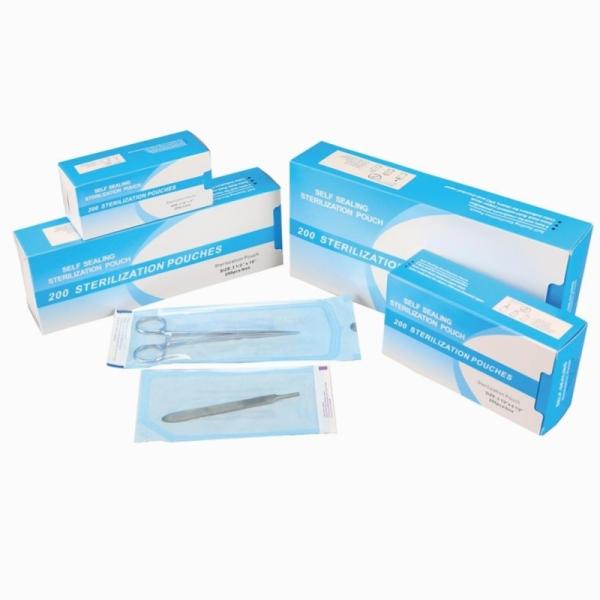 Different Size Sterilization Pouch Bags Disposable Dental Self Seal Sterilizatio