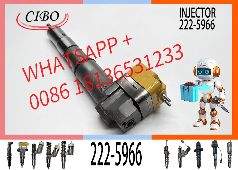 Common Rail Disesl 3412 Fuel Injector 222-5966 173-9268 198-7912 232-1168 156-3895 204-2467
