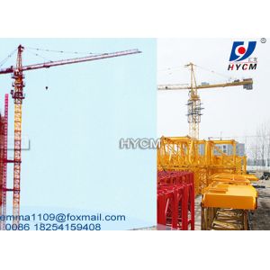 QTZ5013 Hammerhead Tower Crane 2.5m Block Mast Sections 10 Story Building