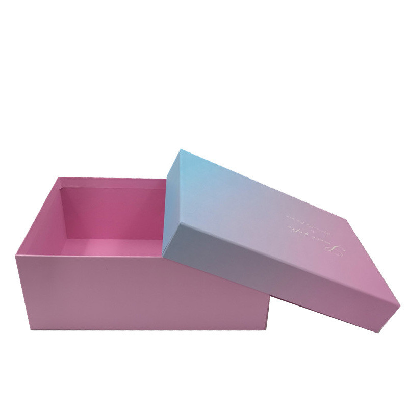 Customized Luxury Print Eco Friendly Rigid Cardboard Shoe Storage Box with Lid Supply