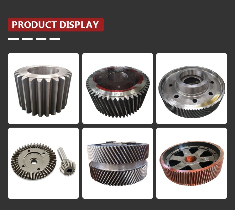 42CrMo 45 Steel Spur Gear Wheel Pinion Gears For Ball Mill And Kiln Gear With High Quality And Long Life