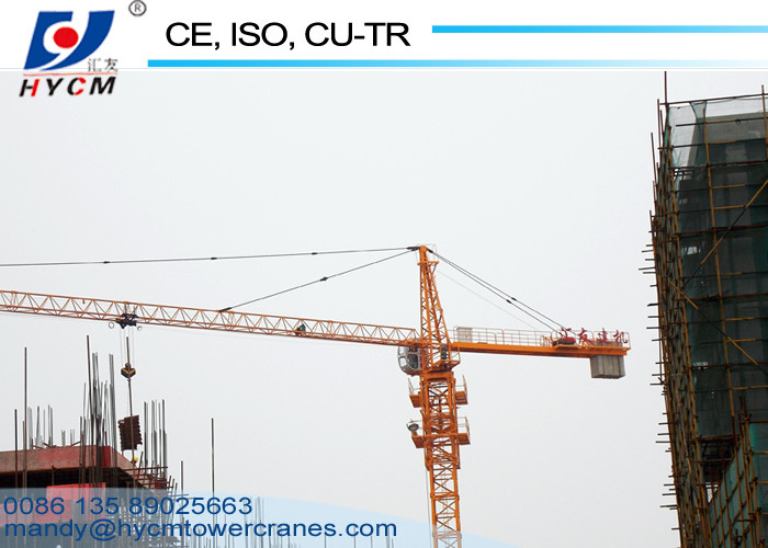 56m Lifting Jib Hot Sale Cabin Control 630KN.m Construction Building Sensor Topkit Tower Crane