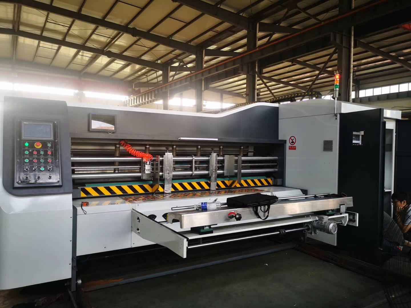 250pcs/Min Multicolor Flexo Printer Slotter Die Cutter Machine
