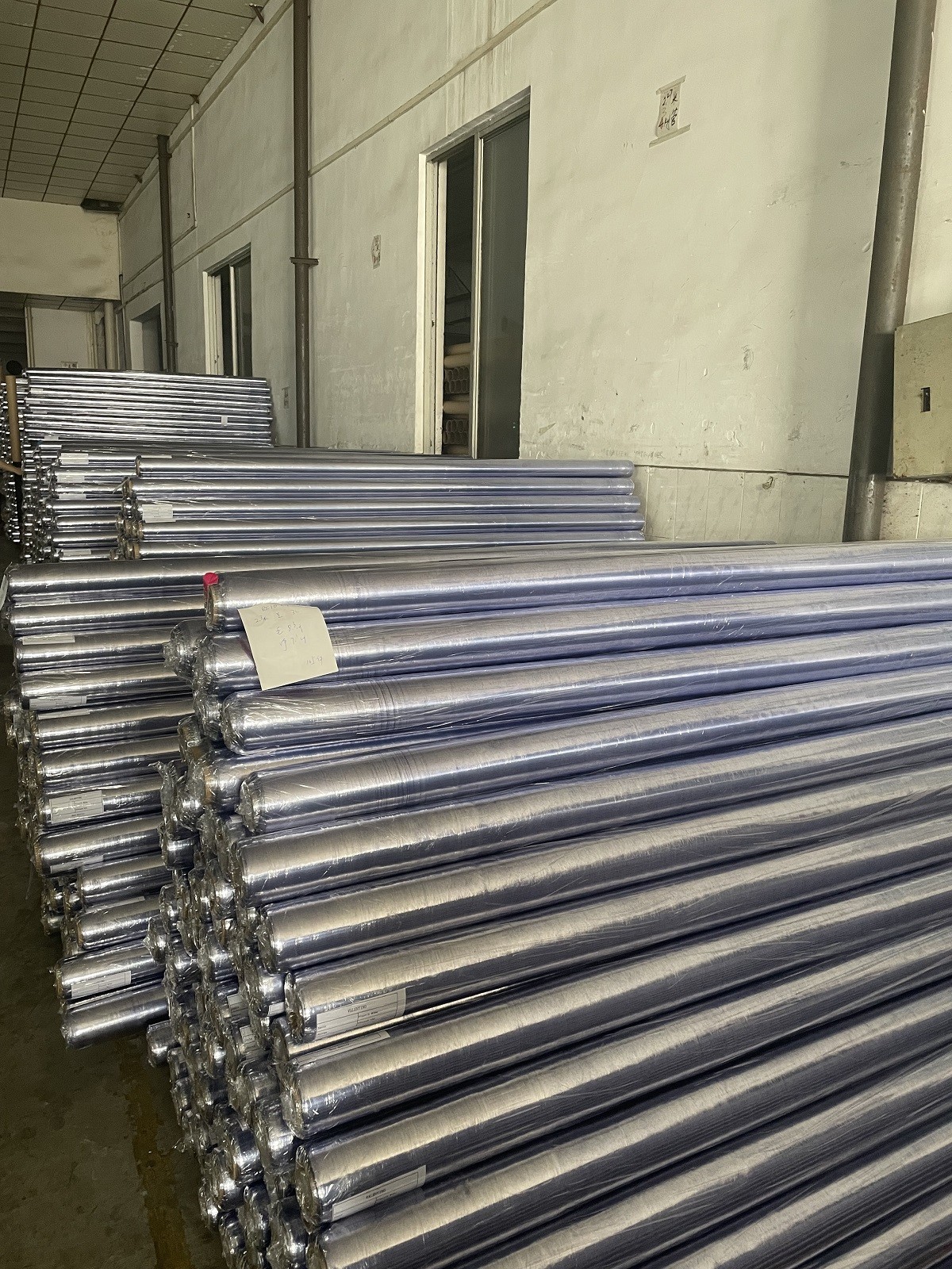 Durable Moisture Proof Clear Pvc Film Plastic Packing Roll For Mattresses