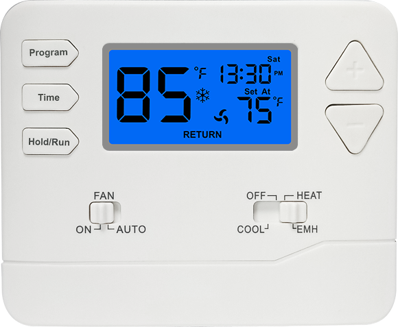 Quality Voice Control HVAC Thermostat Heating and Cooling Control Mode Configurable for Electric or Gas Boiler for sale