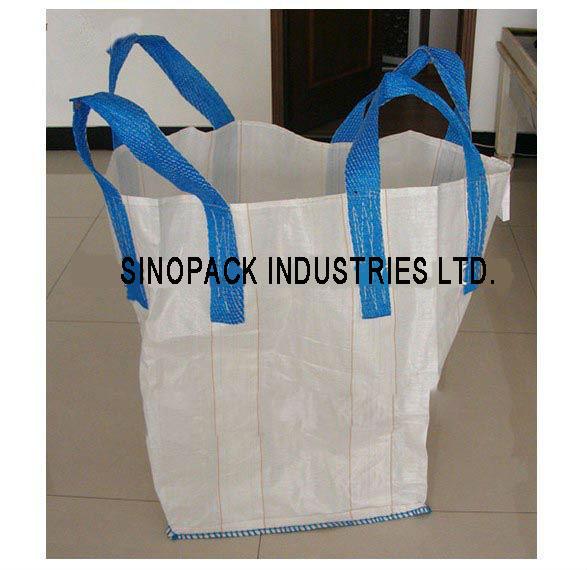 Flexible Intermediate Bulk Containers Circular / Tubular Big Bag Sand Gravel