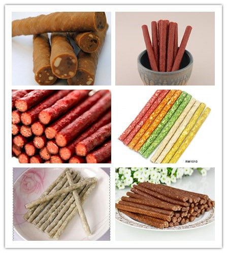 How It's Made Meat Strips Hot Sales Pet Food Production Line Dog Treat Meat Stick Forming Machine with Good Quality