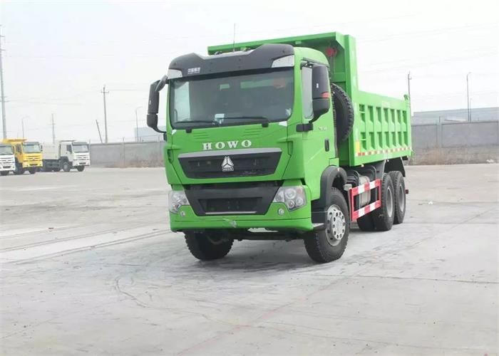 Hydraulic Cylinder HOWO T5G 10 Wheeler Dump Truck With Large Loading Capacity