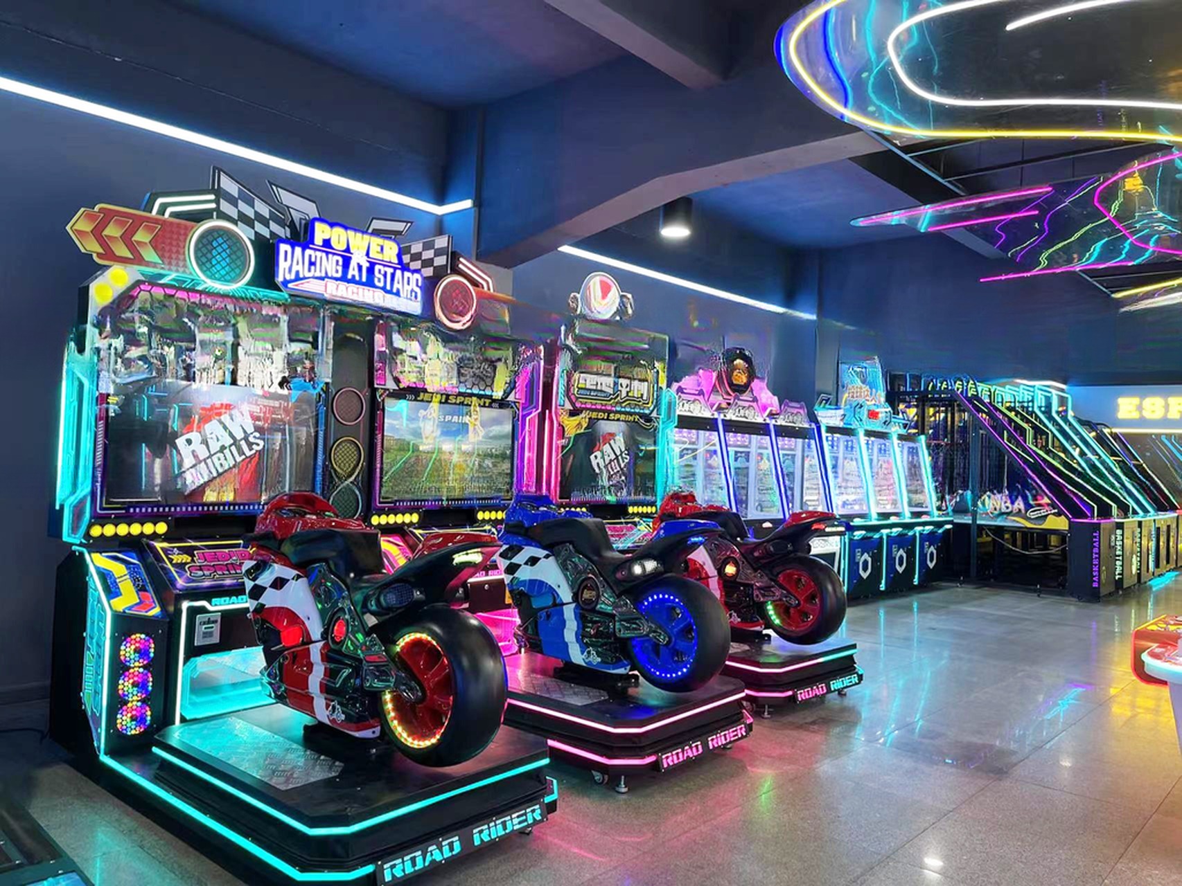 Dreamland New Product Double Motorcycle Racing Arcade Motorcycle Game Machine Car Racing Arcade Machine